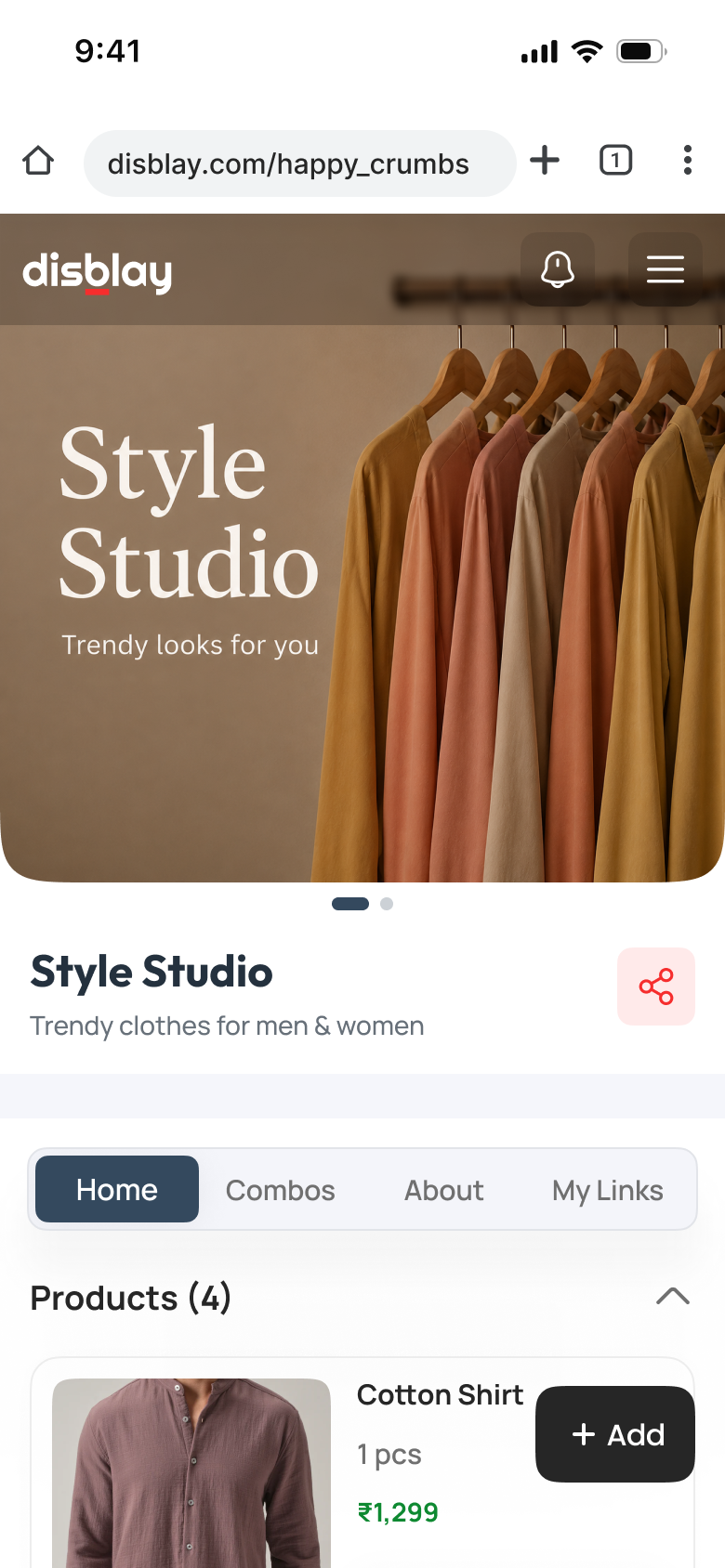 Style studio storefront